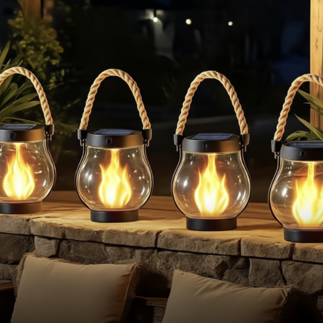 Luméa™ – Lanterne Solaire Élégante